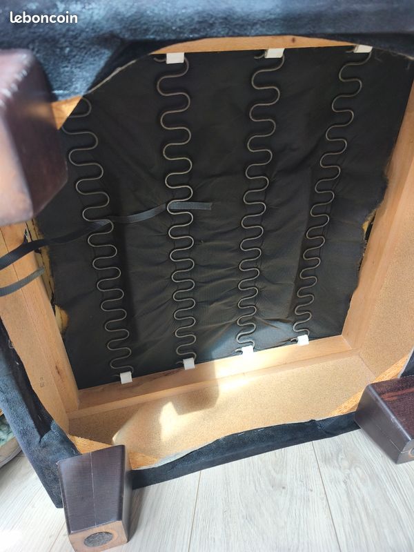 Pouf noir - fauteuil canapé fly (image 3)