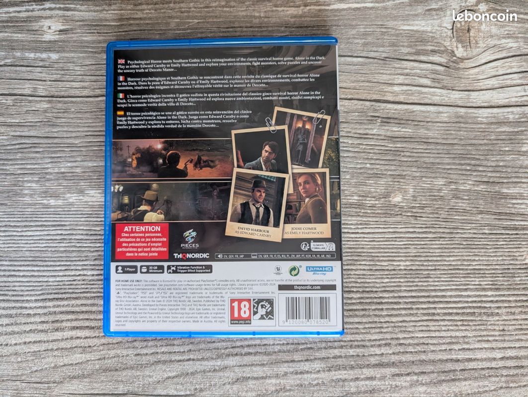 PS5 Alone in the dark (image 2)