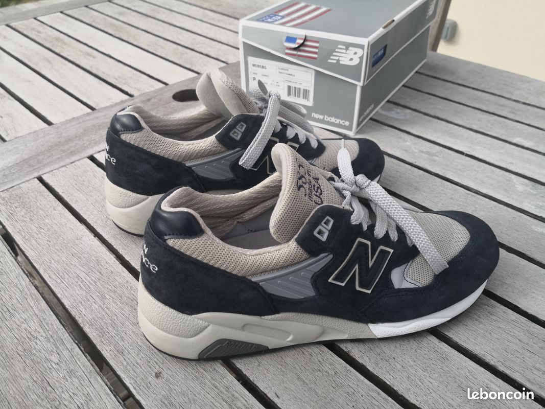 NEUF / DEADSTOCK 👟 New Balance M585BG Made in USA - Classic Gris/Marine - US 8 / EU 41.5 avec boîte 👟 (image 17)
