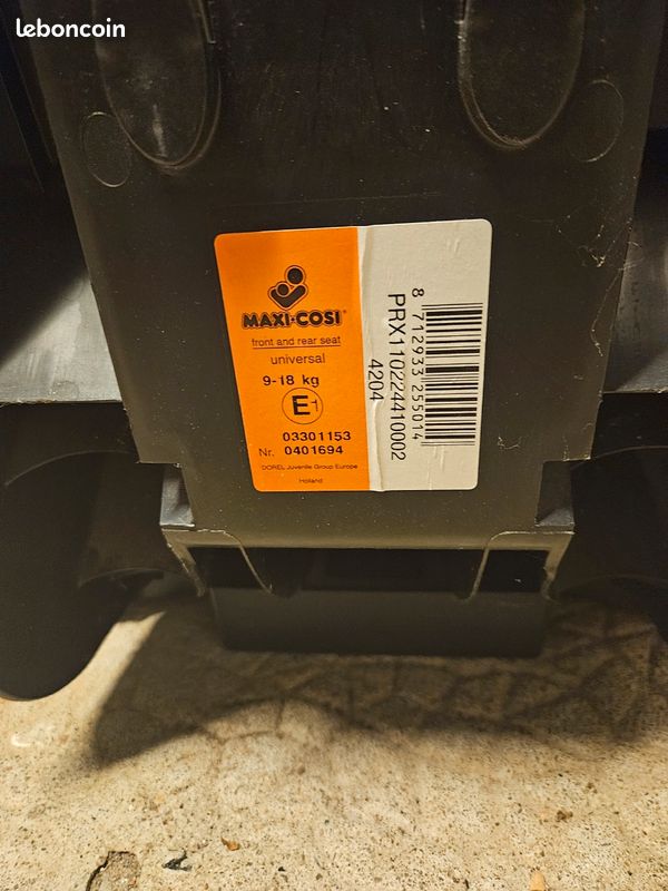Siege auto 9-18kg (image 3)