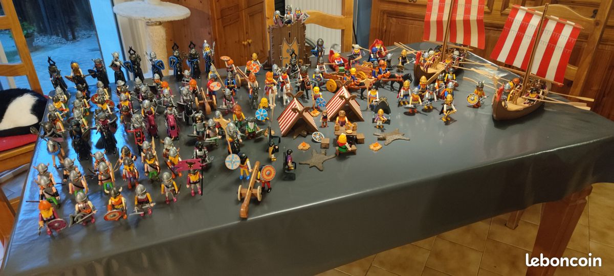Lots Playmobil viking personnage accessoires (image 20)