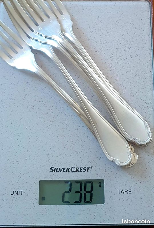 COUVERTS A POISSON En Metal Argente EUR 120,00