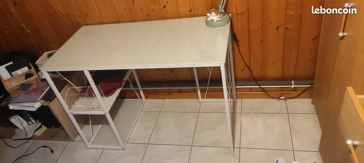Bureau métal et verre (image 1)