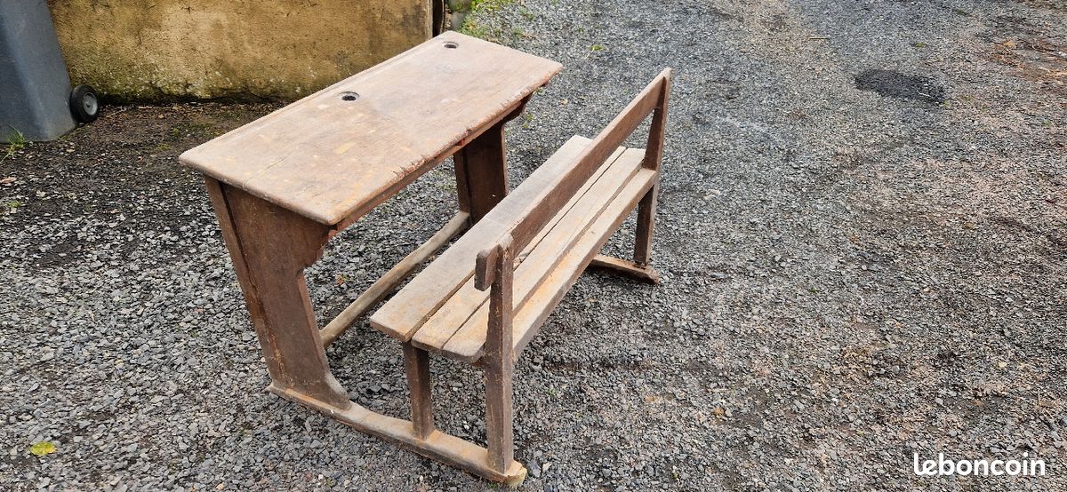 Bureau écolier vintage (image 2)