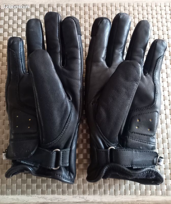 Gants Femme Noirs Taille Unique - Neufs Avec étiquettes, Polyamide/PVC Léger