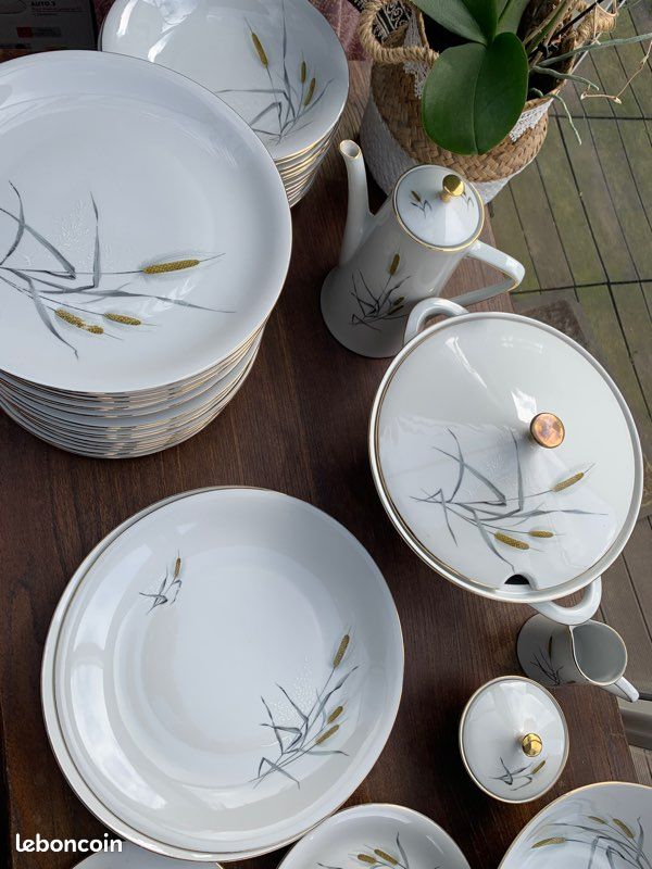 Vaisselle Porcelaine Bavaria épi (image 1)