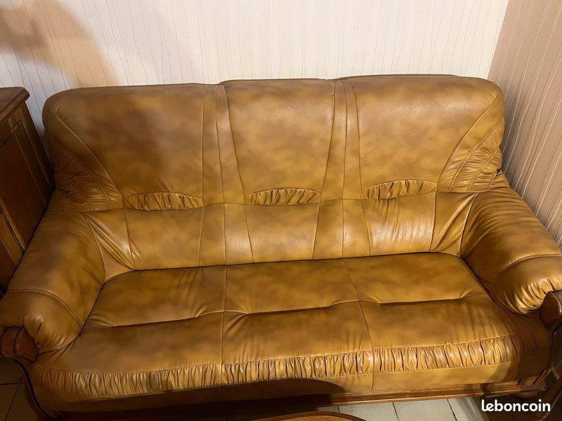 Ensemble canapé et ses deux fauteuils (image 3)