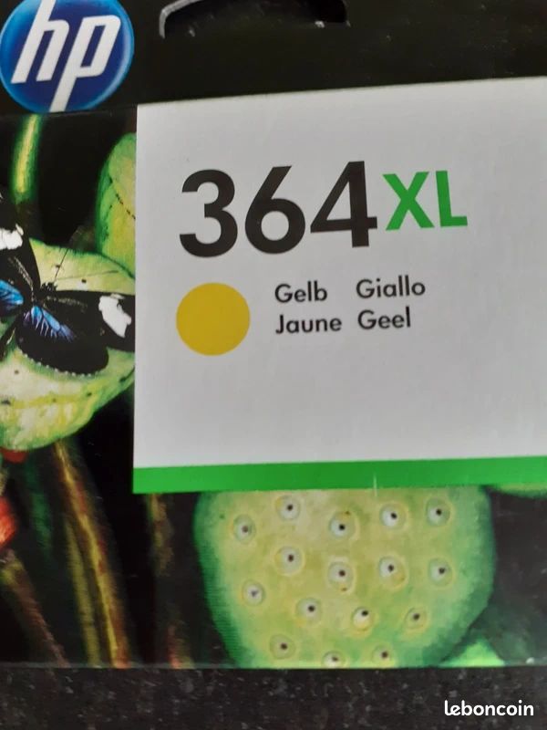 Cartouche HP 364 Jaune – Originale, Neuve Sous Blister