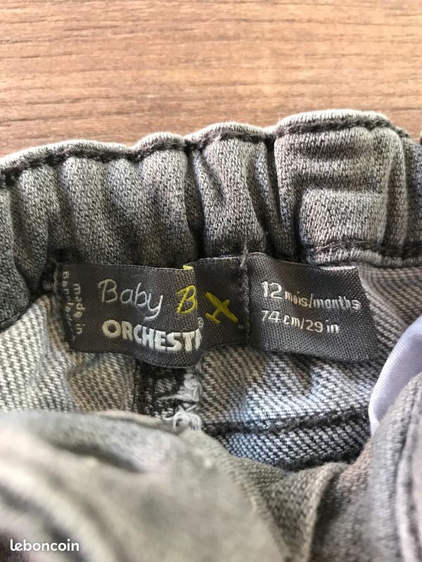 Jean enfant garçon " Orchestra baby boy " (image 3)