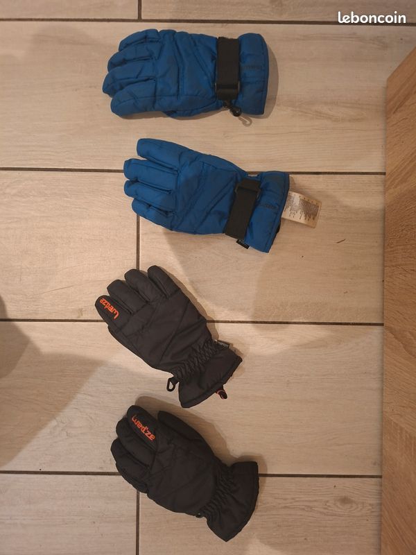 GANTS DE SKI pour enfant, en très bon état (image 1)