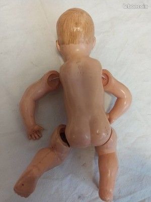 Bambino Asiatique D 26 cm Poupée ancienne reproduction Antique Doll | UK