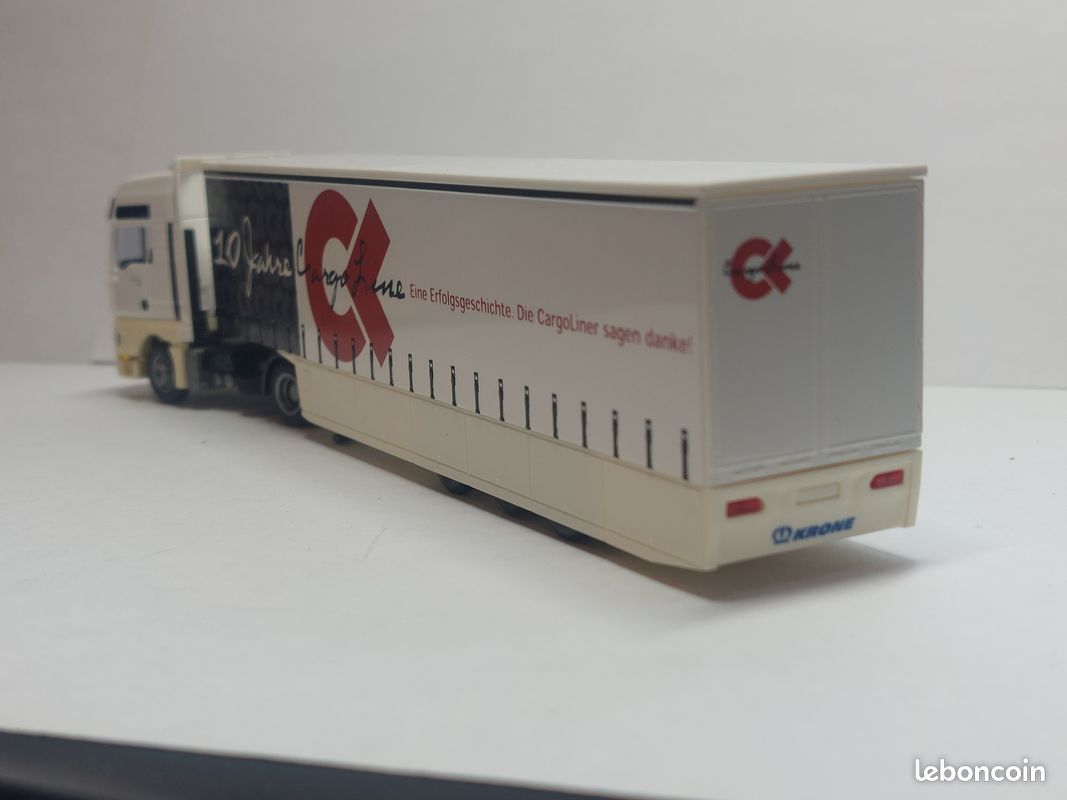 Camion Miniature MAN AMW Spezial à 2 Essieux - Échelle 1:87, Réf. 70577 - Occasion