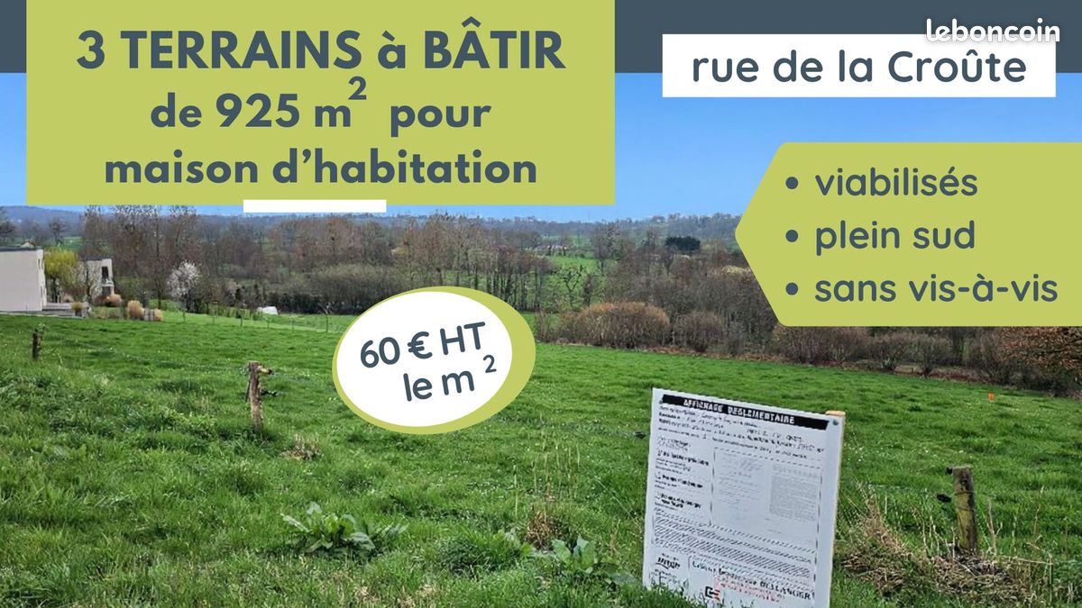 Terrains à bâtir · à Percy-en-Normandie · 55 500 €