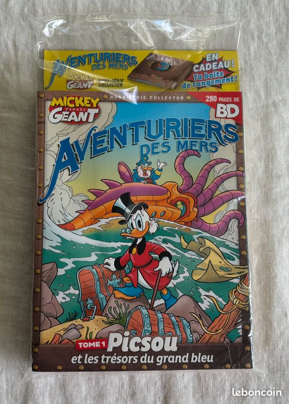 Mickey Parade Géant Hors-Série Collector Aventuriers des mers 1 Picsou et les trésors du grand bleu, et 2 L’île au trésors EN TRES TRES BON ETAT COMME NEUF t à retirer sur Petit Havre (image 1)