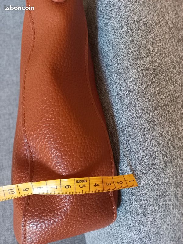 Sac à main / Sac portée épaule David Jones marron cognac (image 15)