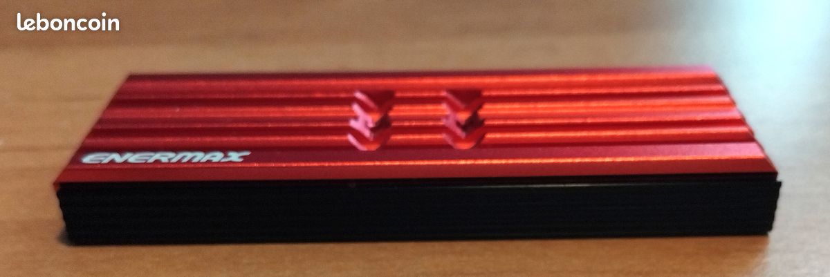 Dissipateur Thermique ENERMAX Pour SSD M.2 2280 - Refroidissement Aluminium Compatible PS5 & PC