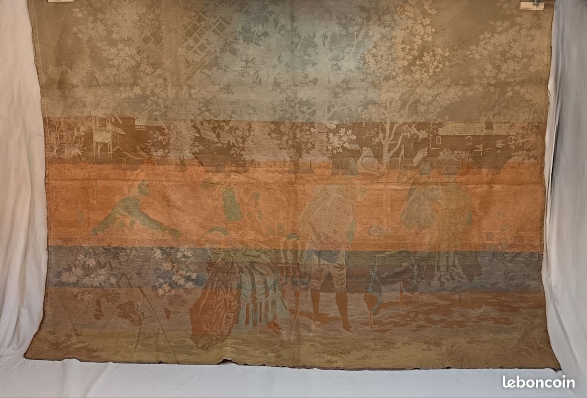 Tapisserie Ancienne Française – D'après Alonzo Perez – Signée – Époque 1920-1949