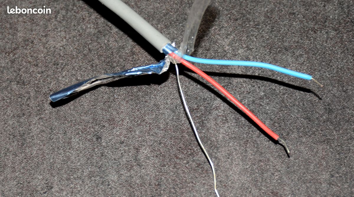Couronne de Cable - 2 fils 4/10. Acome. Voiture Alarme etc.. (image 3)