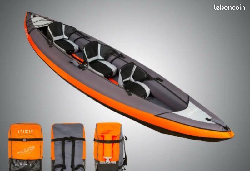 Canoë kayak places gonflable Itiwit décathlon Sport Plein air