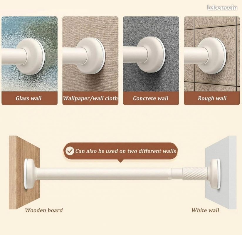 Lot De 2 Embouts INSPIRE Pour Tringle à Rideau Diam.20 Mm | Leroy Merlin
