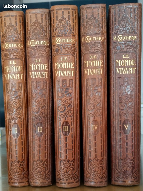 Henri Courtière "Le Monde Vivant" 5 volumes (image 5)
