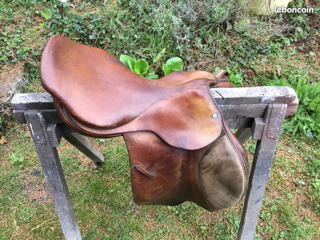 Chestnut rosso - Etriers de selle australiens recouverts de cuir