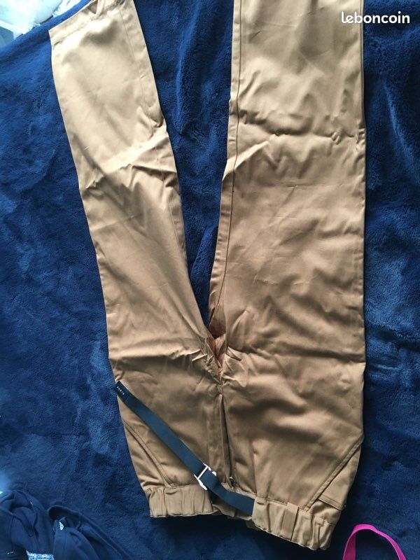 Pantalon en sergé de coton épais (image 1)