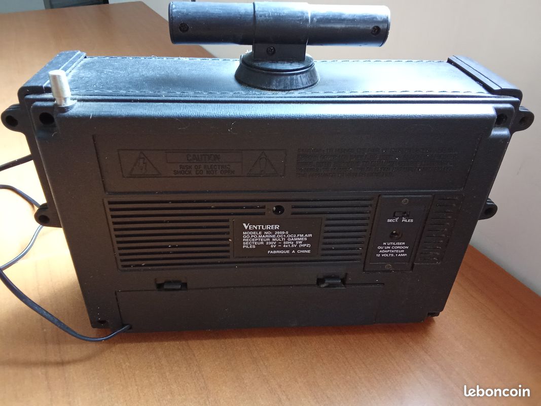 ANCIEN POSTE RADIO TSF Marque GMR Caisse BOIS POSTE à LAMPES Boutons Bakelite 190688