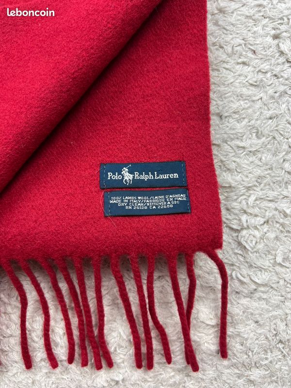 Superbe écharpe De Luxe En Agneau Rasé Marron/rouge - Pour Femme, Neuve Sans étiquette