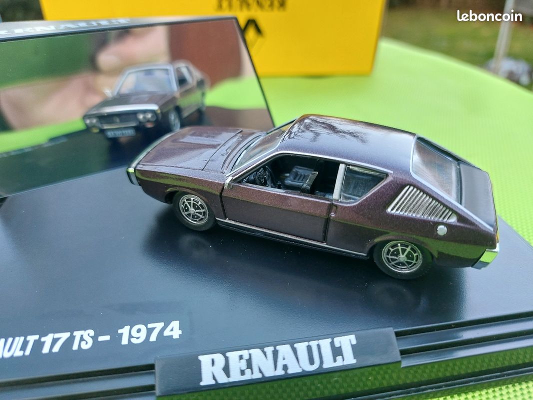 Miniature RENAULT 17 TS Bleue 1974 – NOREV 1/43 (Occasion, En Boîte)