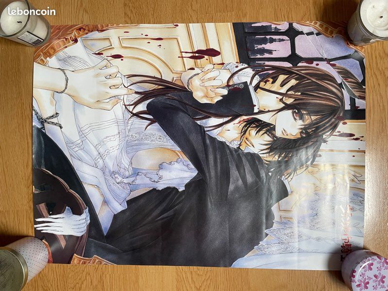 Lot mangas Vampire Knight + Fanbook + goodies (image 4)