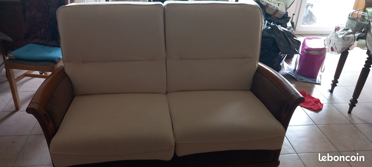 Un canapé 2 places et ses 2 fauteuils (image 2)