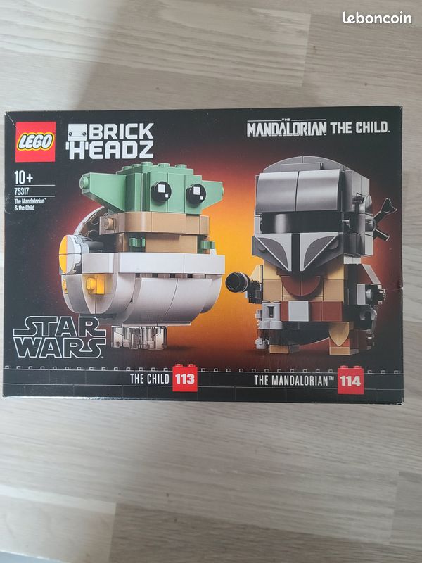 Lego brickheadz 75317 -Mando et Grogu (image 1)