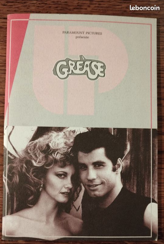 Grease dossier de presse original 1995 (image 1)