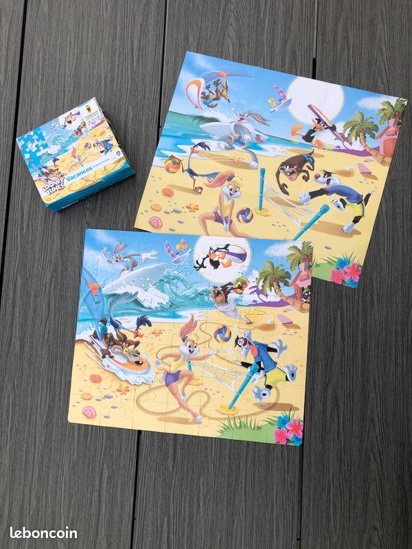Lot de 3 puzzles avec posters - Les Looney tunes (image 6)