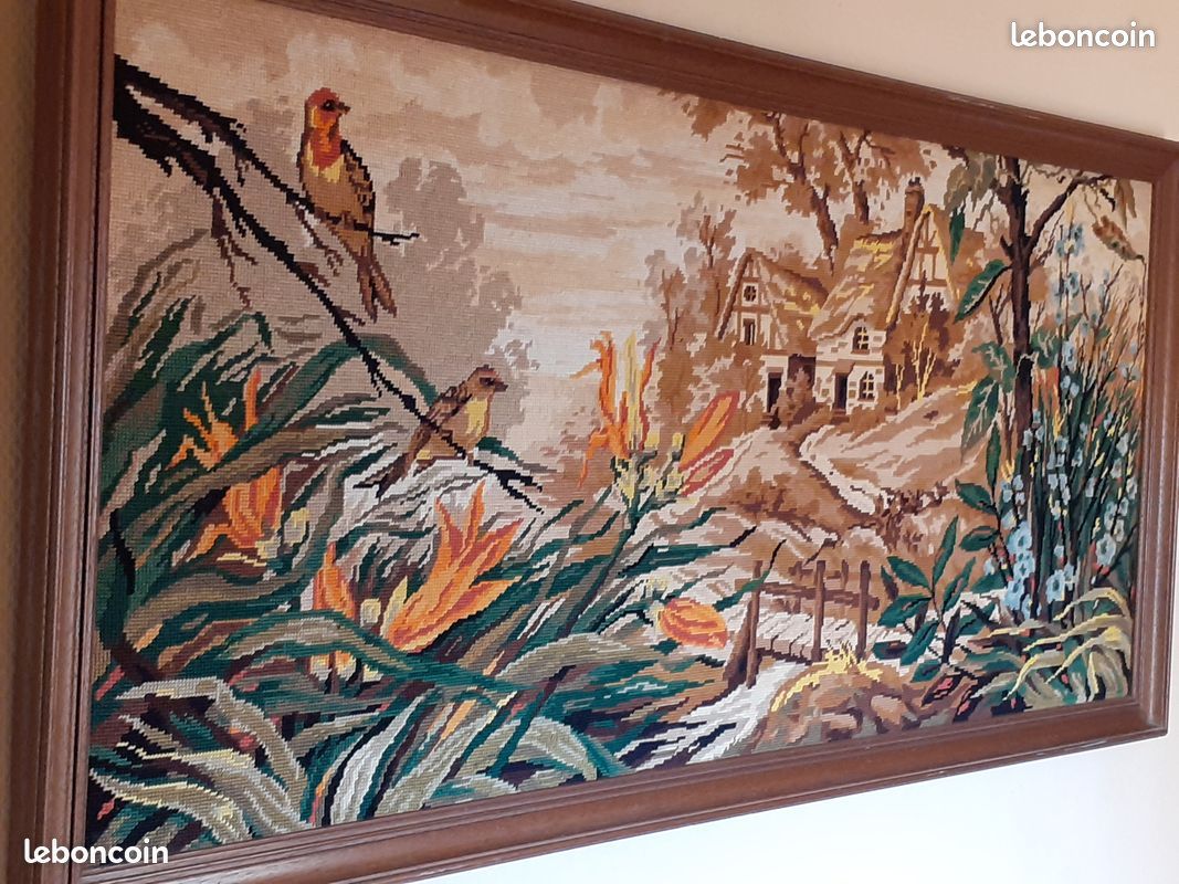 Très grand tableau champêtre (image 1)