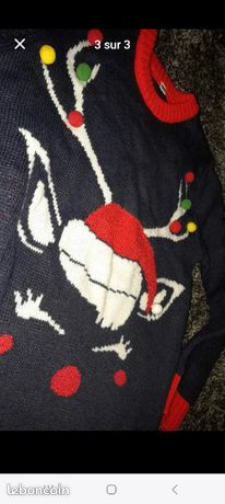Pull de Noël moche taille S/M neuf garcon et fille mixte neuf