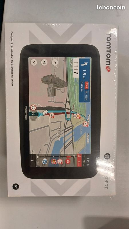 GPS poids lourd - TOM TOM - GO Expert Plus - Ecran HD 7 - Cartes mond