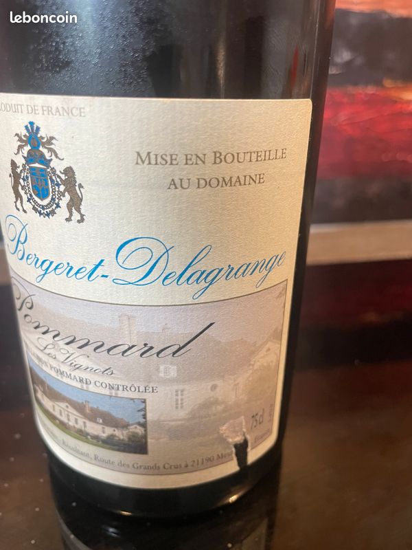 1 Bt POMMARD LES VIGNOTS Domaine BERGERET-DELAGRANGE 2010 (image 4)