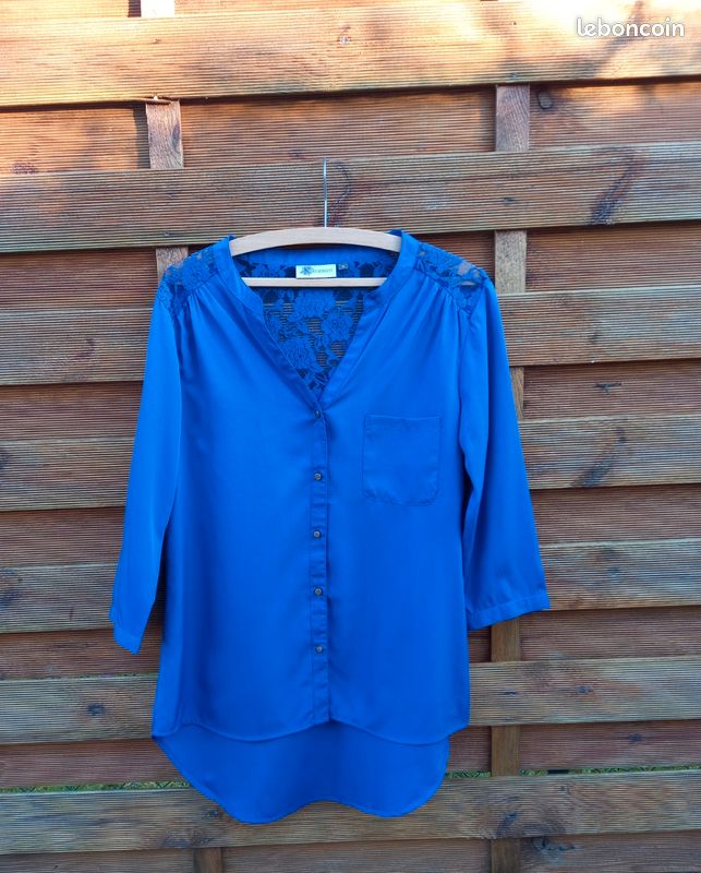 Chemisier bleu - Taille M/38 - Neuf (image 3)