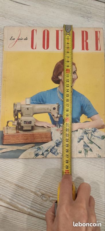 Magazine publicitaire la joie de coudre manuel couture singer (image 8)