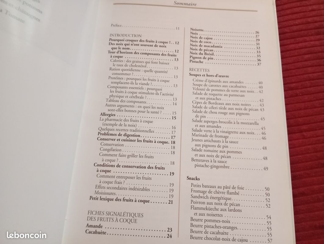NEUF Livre Noix et noisettes (image 5)