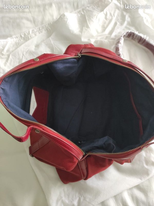 Nat et Nin sac cabas Macy Col. Carmin (image 15)
