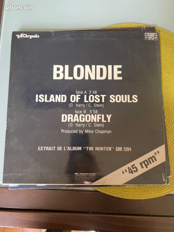Blondie island of lost souls 45 tours (image 2)