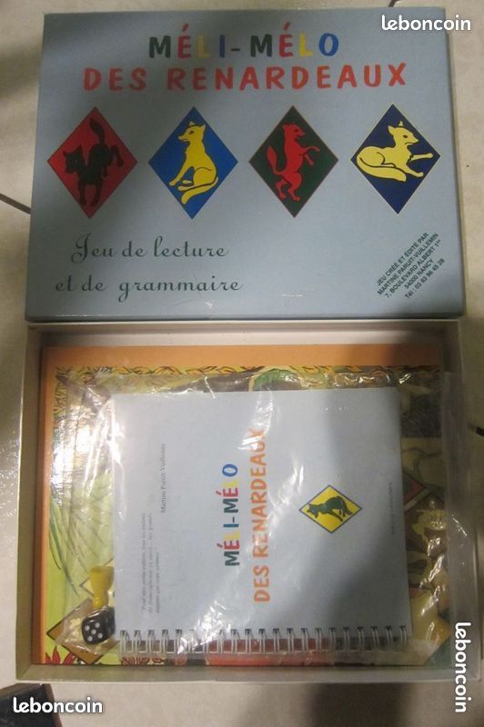 Jeu méli mélo des renardaux ( éducatif grammaire orthophonie ) envoi ok mais lire l'annonce (image 1)