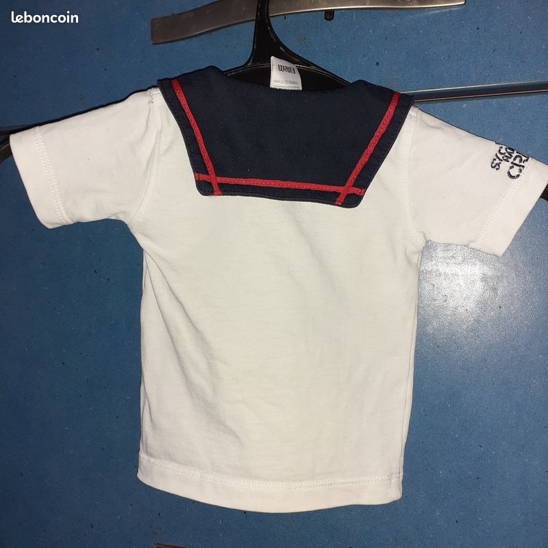 Tee shirt 3 mois blanc ettern(hj) (image 2)