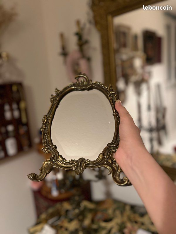 Miroir bronze ancien (image 2)