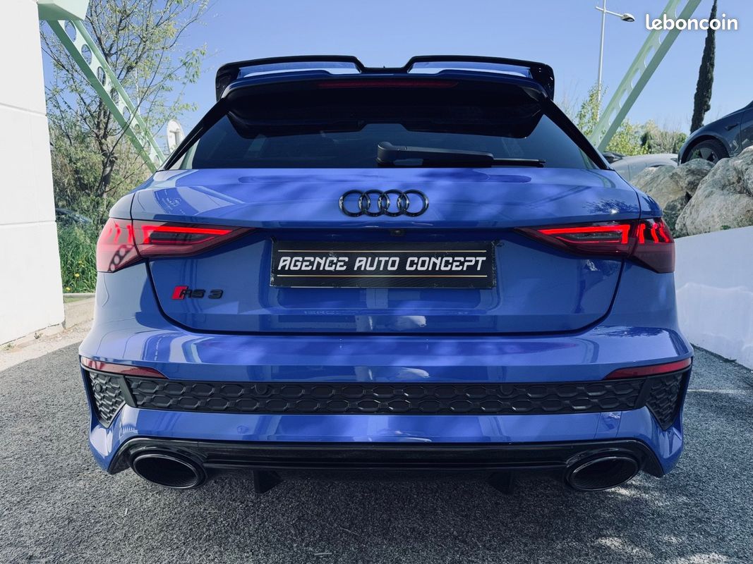 Audi RS 3 PERFORMANCE EDITION 2.5 TFSI 407 CV 1 OF 300 + TOIT OUVRANT + B&O + FREINS CERAMIQUE + GARANTIE 12 MOIS (image 5)