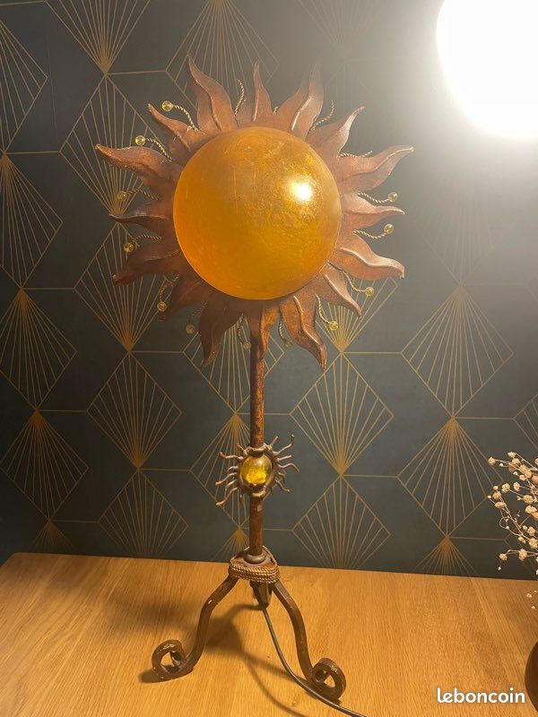 Lampe soleil couchant 60x30cm visuel Mo.A
