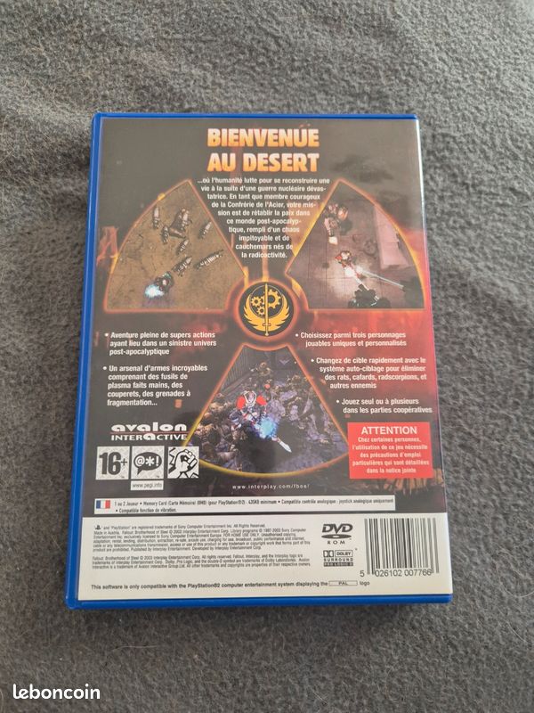 Prix de Fallout Brotherhood of Steel sur Playstation 2